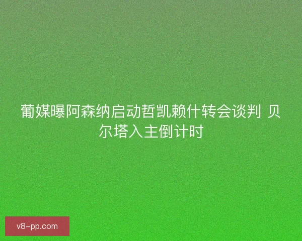 葡媒曝阿森纳启动哲凯赖什转会谈判 贝尔塔入主倒计时